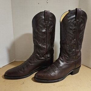 Dan Post Men's Western Boots - Black Cerry